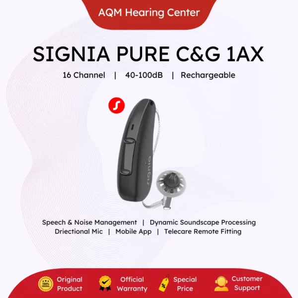 Signia Pure Charge&Go 1AX (Beli 2 Lebih Hemat)