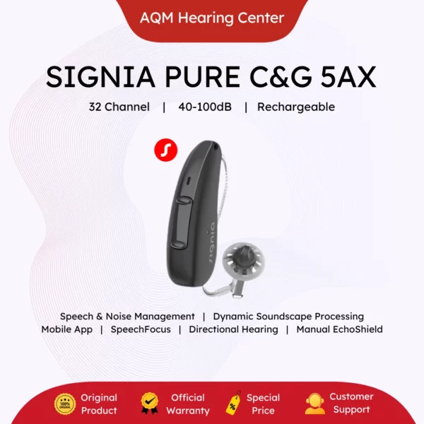 Signia Pure Charge&Go 5AX (Beli 2 Lebih Hemat)